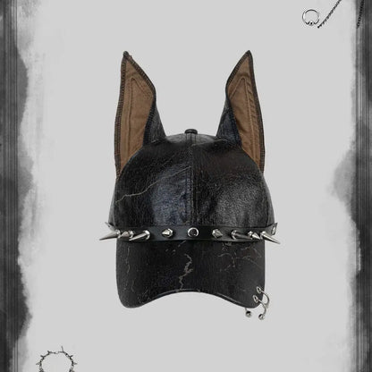 Rebel Doberman Ear Baseball Cap