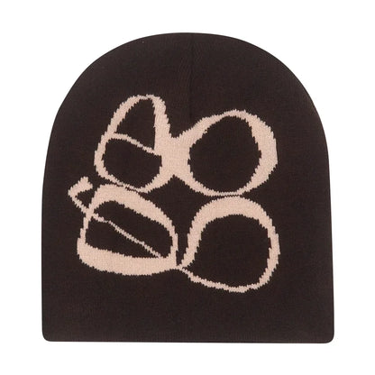 The Skullcap | Y2K Letter Knitted Hip Hop Beanie | Urban Caps NZ