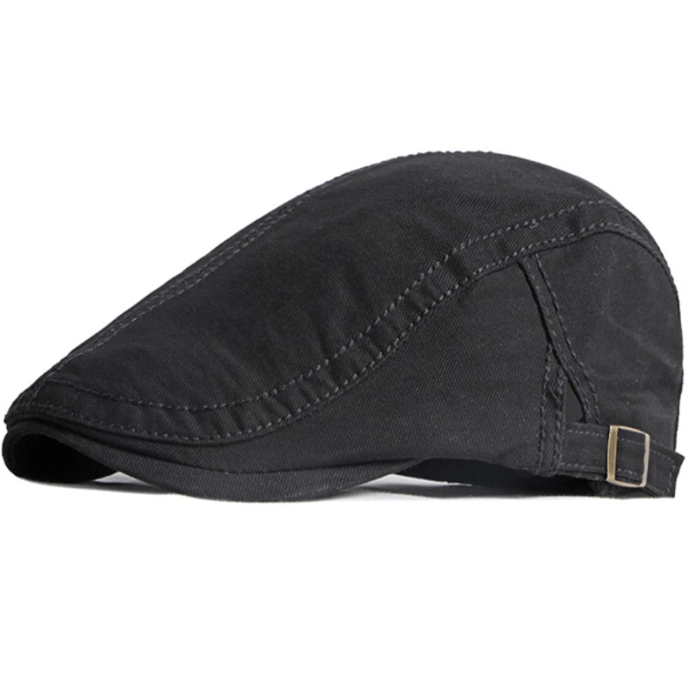 Sheffield Cotton Artist Beret in Black