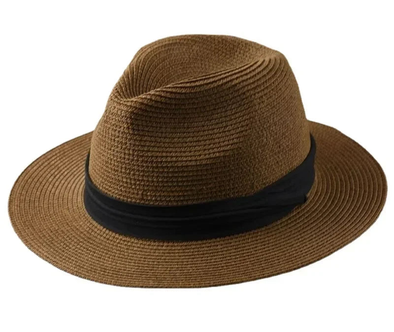 Kingston XL Straw Panama Hat – UPF 50+ Wide Brim Summer Sun Hat (61-63cm)