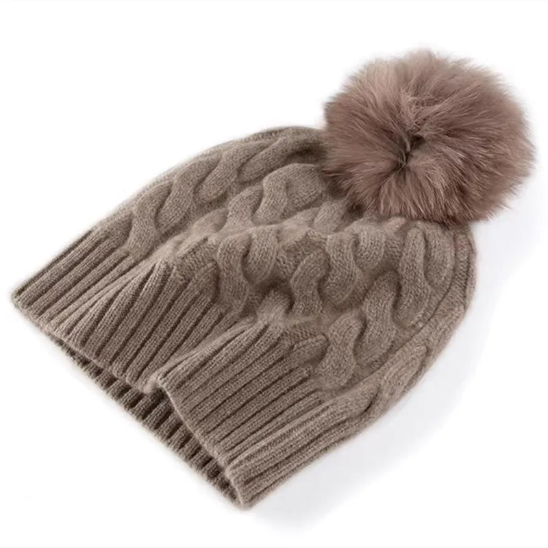 The Zermatt | Women's 100% Merino Wool Ear Protection Beanie | Urban Caps NZ