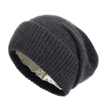 The Alpine Satin | 100% Wool Satin-Lined Double Layer Beanie | Urban Caps NZ