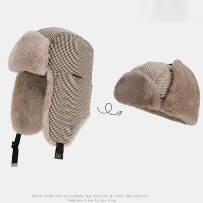 Lapland Plaid Trapper Hat