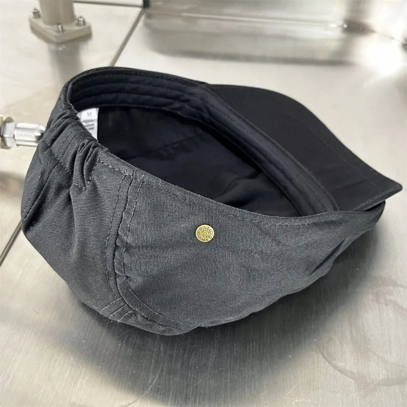 Torino XL Cotton Flat Cap – Extra Large Newsboy Cap for Men & Women (55–65cm)