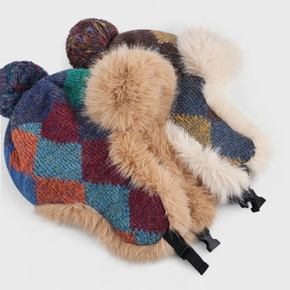 Svalbard Fluffy Fur Trapper Hat