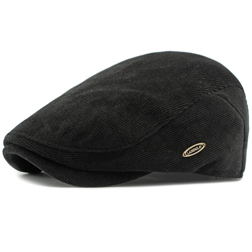 Exeter Knitted Artist Beret in Black