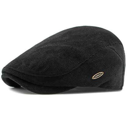 Exeter Knitted Artist Beret in Black