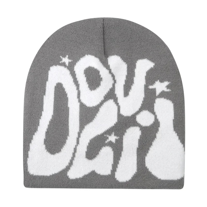 The Skullcap | Y2K Letter Knitted Hip Hop Beanie | Urban Caps NZ