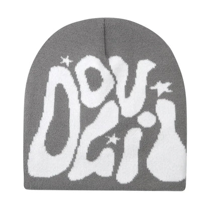 The Skullcap | Y2K Letter Knitted Hip Hop Beanie | Urban Caps NZ