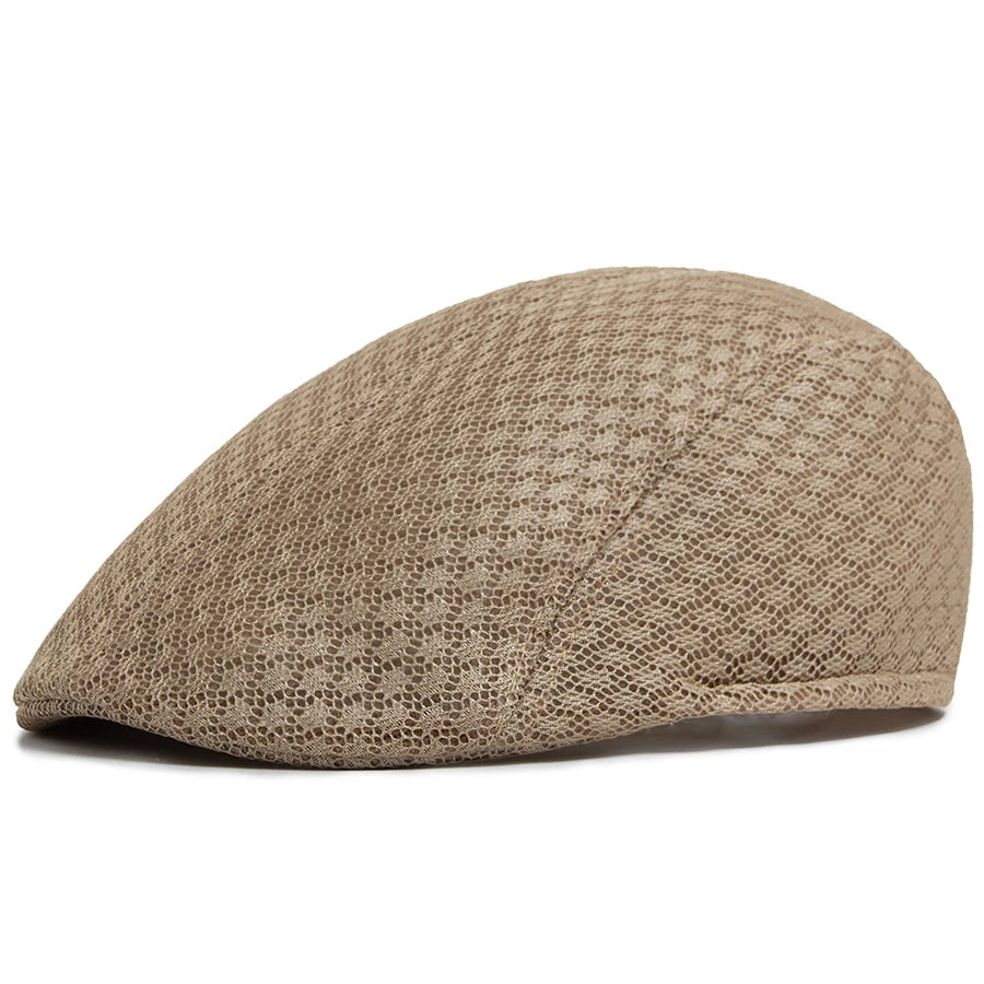 Solid Mesh Ivy Cap | Lightweight Country Flat Cap | Urban Caps NZ
