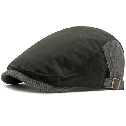 Peebles Patchwork Sun Beret in Black
