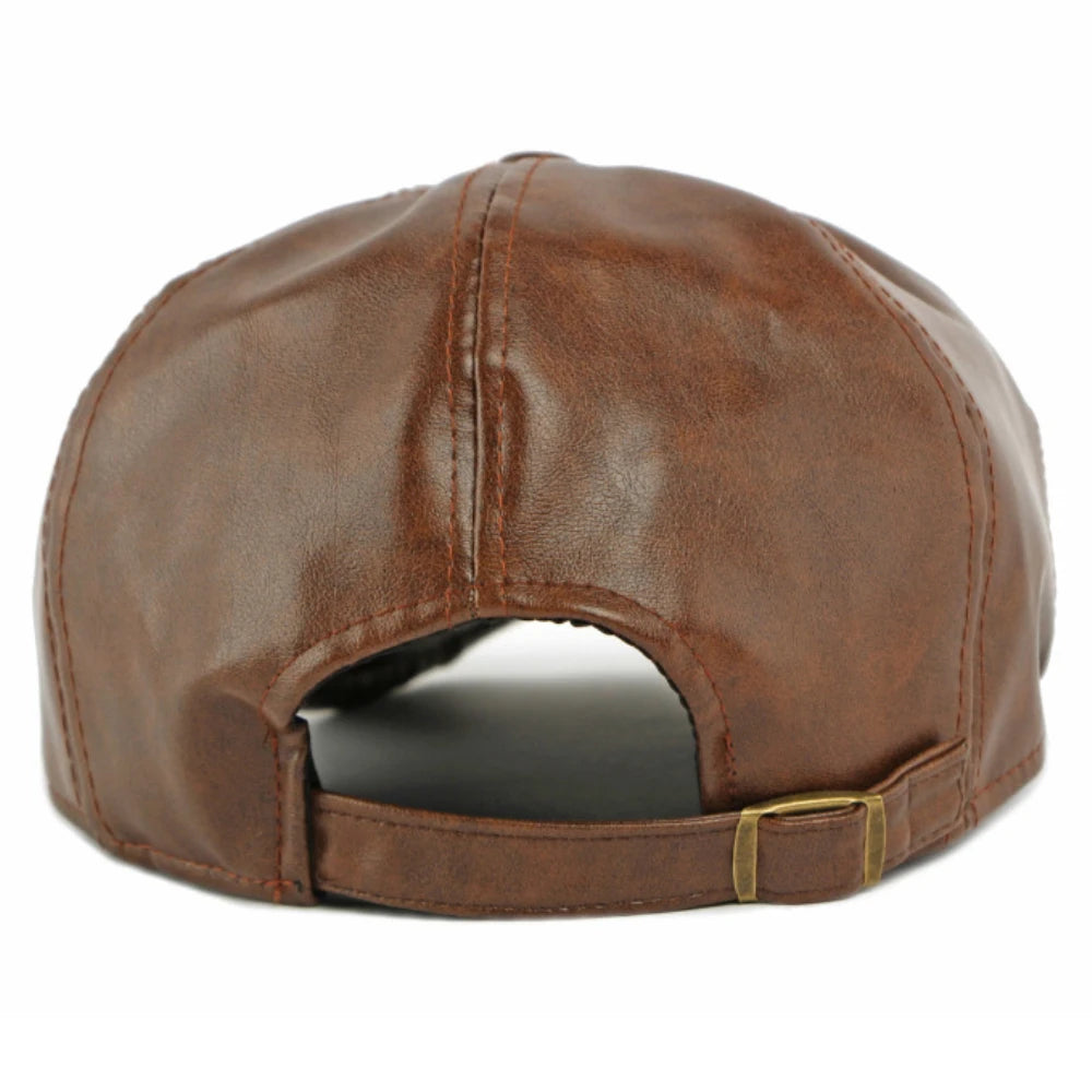 Toledo Faux Leather Beret