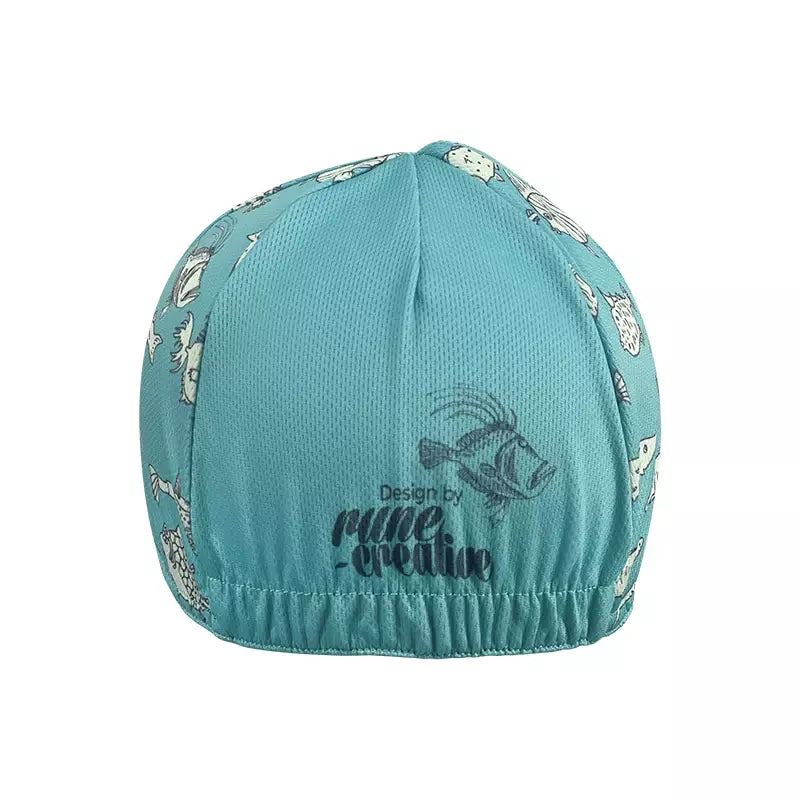 Sea Fish Cycling Cap Rune Creative Acrylic Lightweight Packable Headwear