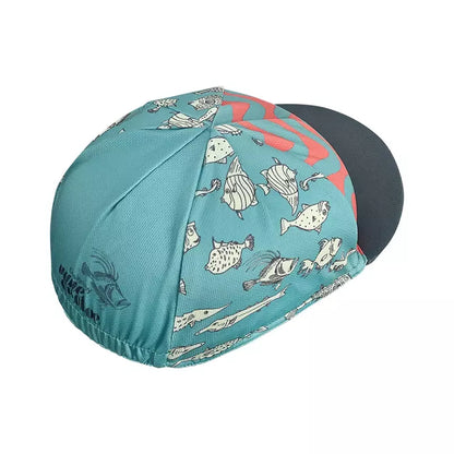 Sea Fish Cycling Cap Rune Creative Acrylic Lightweight Packable Headwear