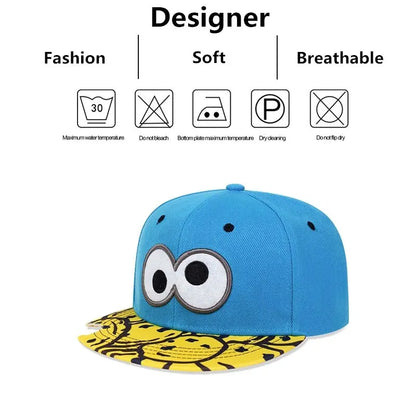 The Napoli | Eye & Pizza Embroidery Unisex Snapback Cap | Urban Caps NZ