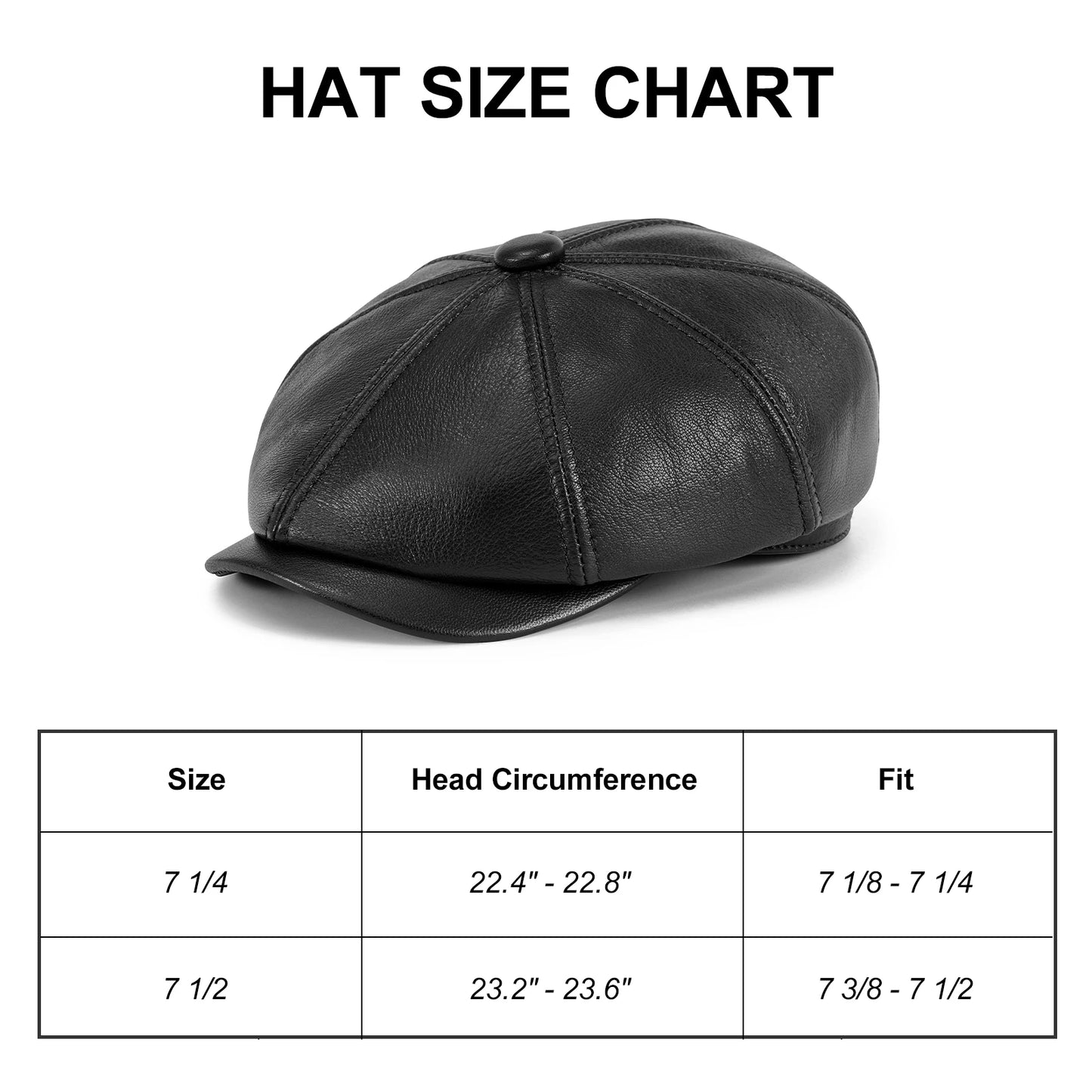 The Belgravia | Premium Leather 8-Panel Newsboy Cap | Urban Caps NZ