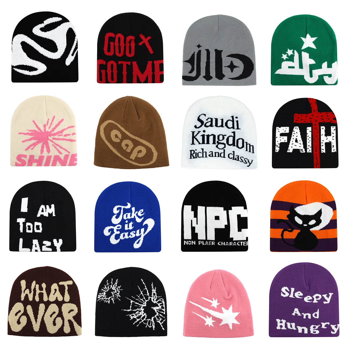 The Soho Knit | Letter Butter Knit Skullies Beanie | Urban Caps NZ
