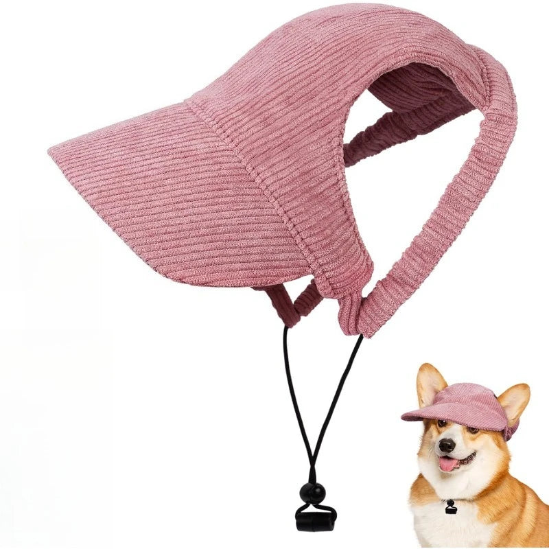 Corduroy dog cap in five colours