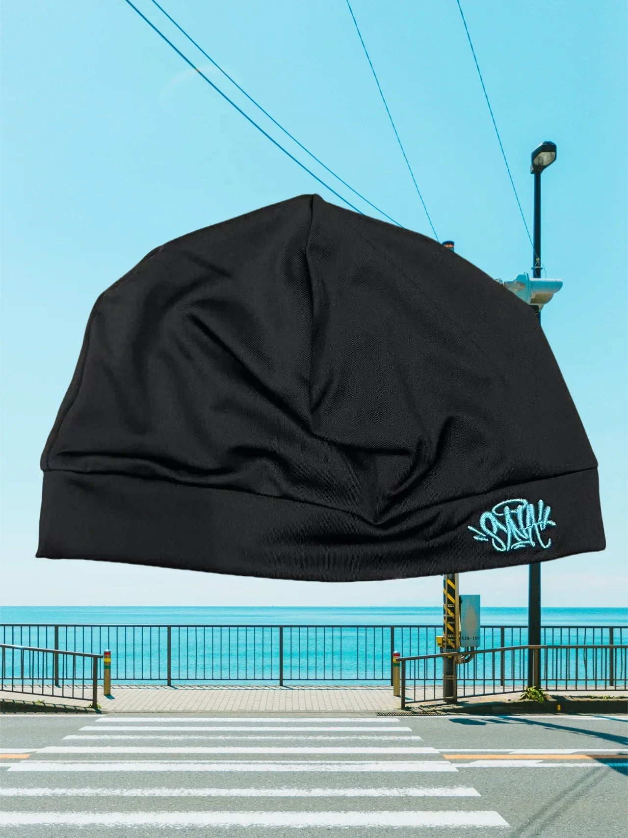 The Syna | Skull Embroidery Street Knitted Beanie | Urban Caps NZ