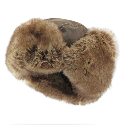 Khatanga Faux Leather Trapper Hat