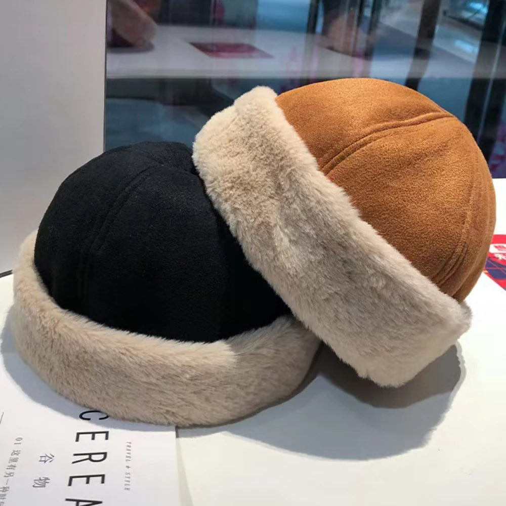 Kodiak Lamb Fleece Bomber Hat