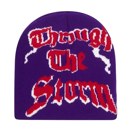 The Skullcap | Y2K Letter Knitted Hip Hop Beanie | Urban Caps NZ