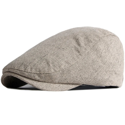 Hastings Octagonal Retro Beret in Khaki
