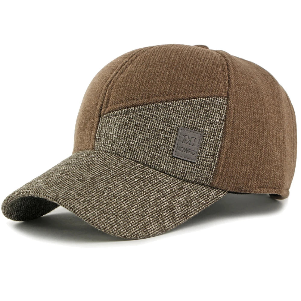 Fulham Fleece-Lined Baseball Cap in Coffee