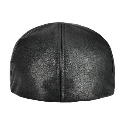 The Brompton | Men's Premium Leather Ivy Flat Cap | Urban Caps NZ