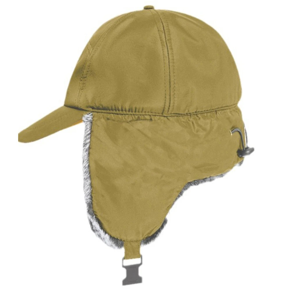 Baffin Waterproof Fleece Trapper Hat in Yellow