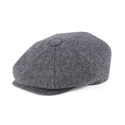 The Connemara | Men's Wool Tweed Snap-Brim Newsboy Cap | Urban Caps NZ