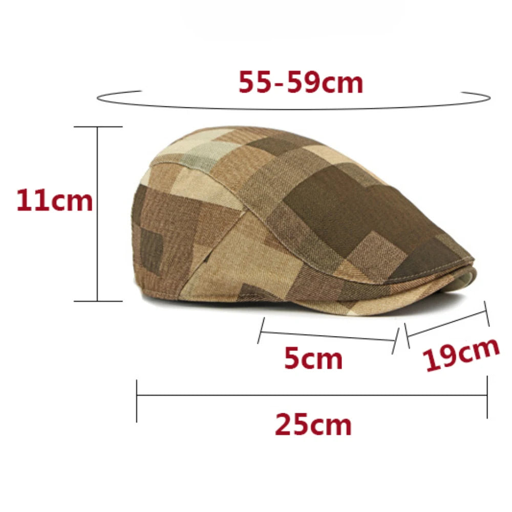 Greenwich Plaid Artist Beret