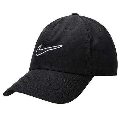 Nike Sports Cap - White & Black Running Travel Hat