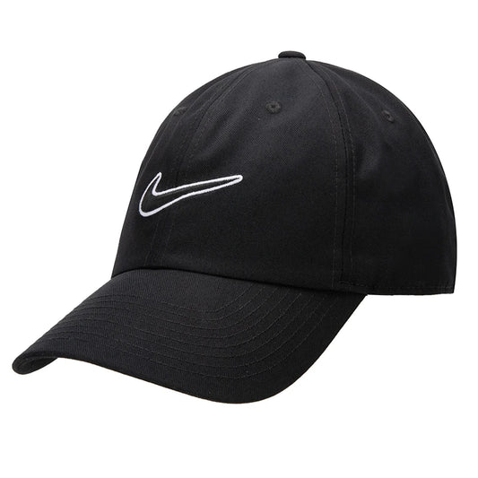Nike Sports Cap - White & Black Running Travel Hat