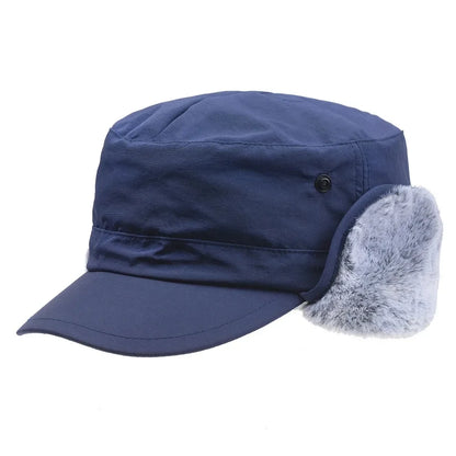 Kirkwall Waterproof Trapper Hat in Blue