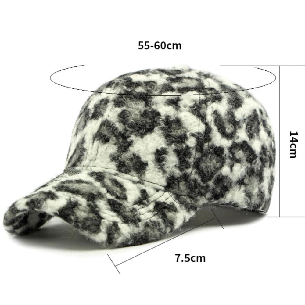 Savoy Leopard-Print Baseball Cap