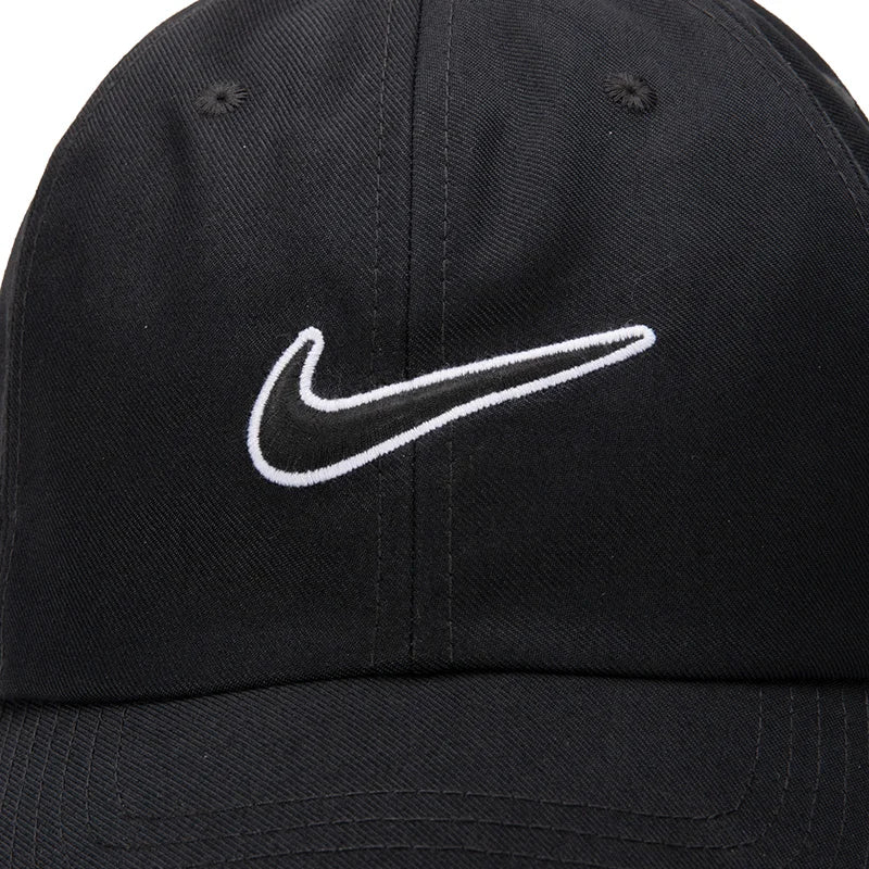 Nike Sports Cap - White & Black Running Travel Hat