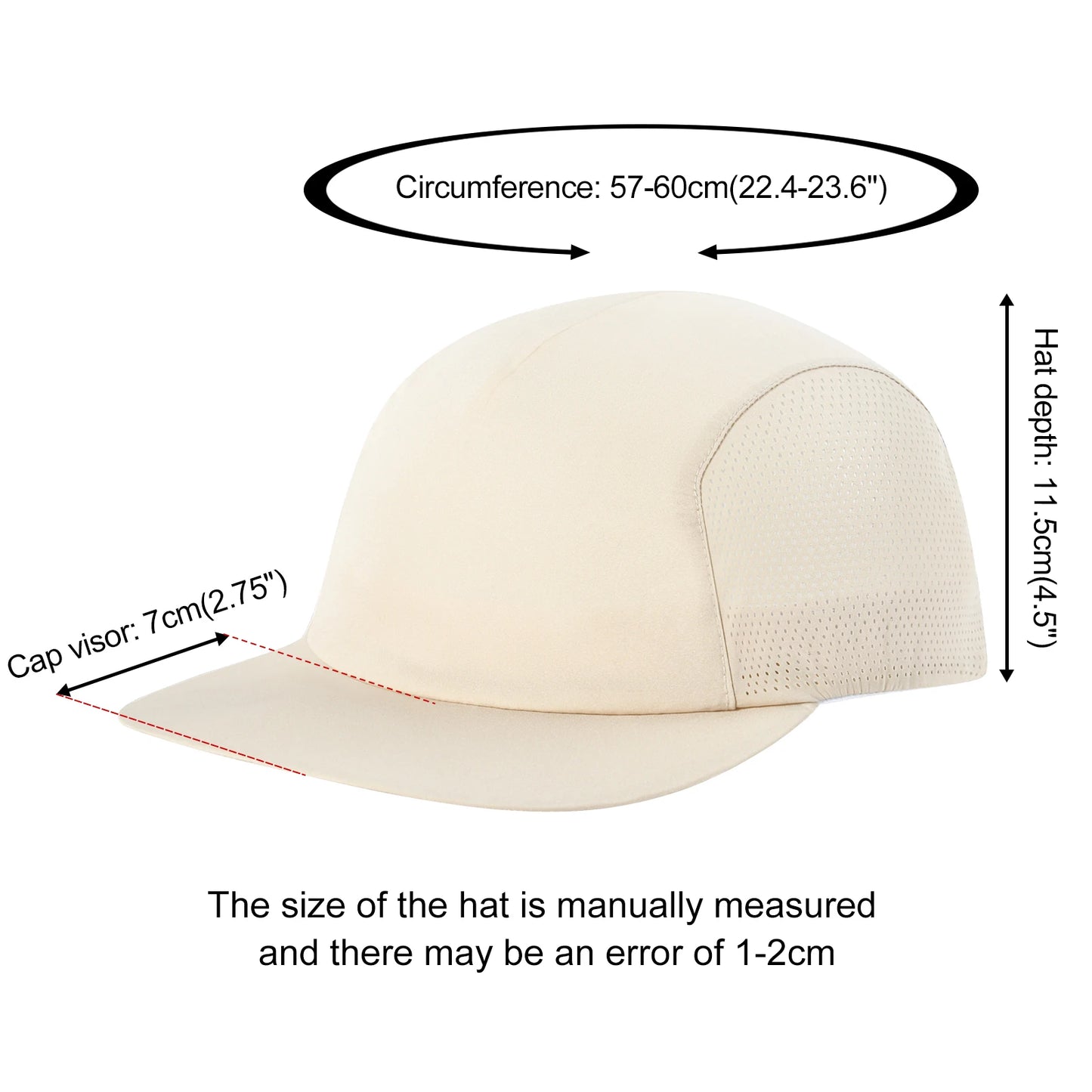 The Sprint | Unisex Quick-Dry Flat Brim Sports Cap | Urban Caps NZ