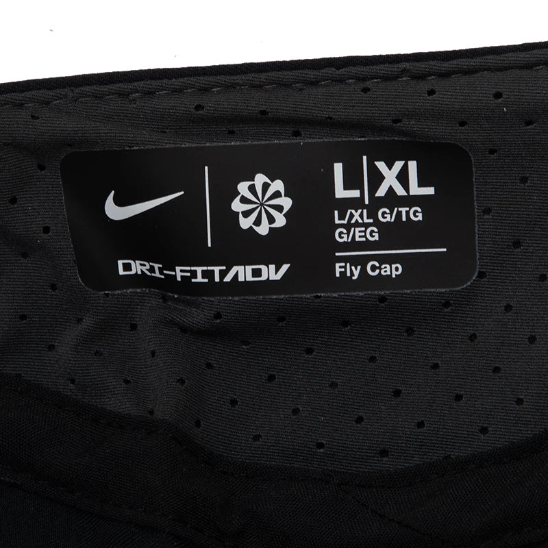 Nike Baseball Cap - Curved-Brim Sun Hat, White & Black