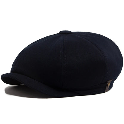 Soft Top Cotton Newsboy Cap | Gentleman's Octagonal Cap | Urban Caps NZ