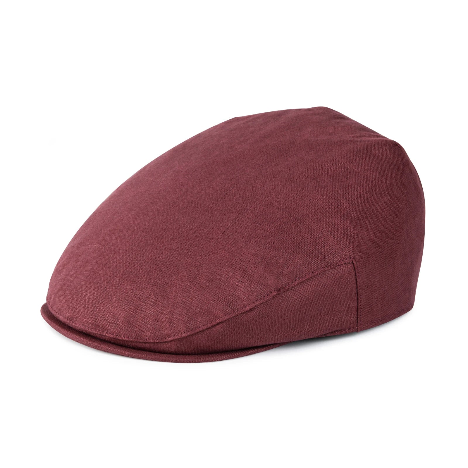 The Ravello | 100% Linen Herringbone Newsboy Flat Cap | Urban Caps NZ