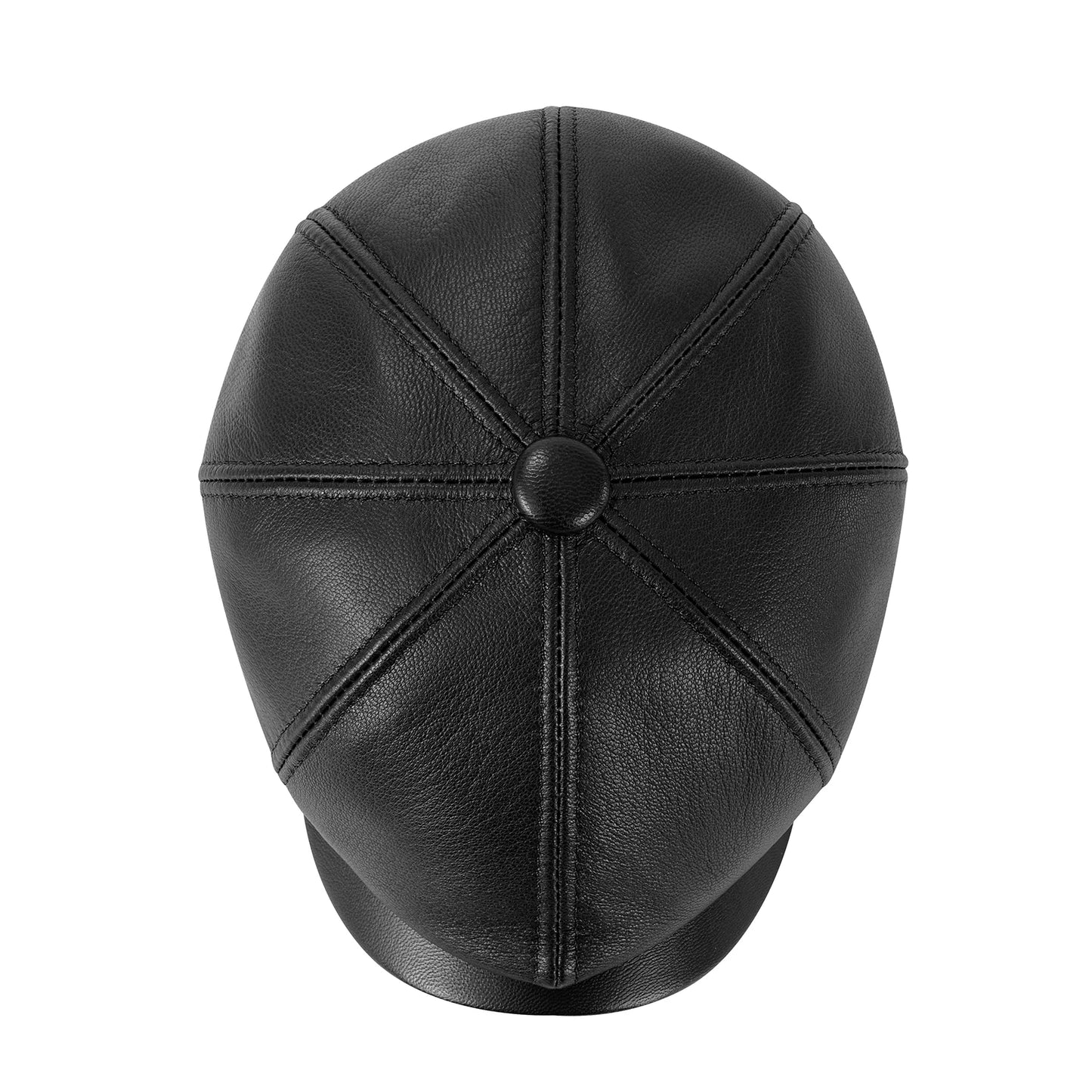 The Belgravia | Premium Leather 8-Panel Newsboy Cap | Urban Caps NZ