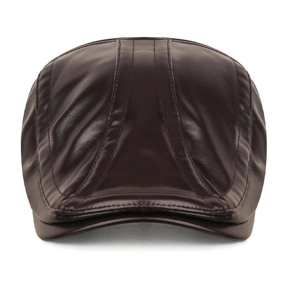Aviemore Faux Leather Beret