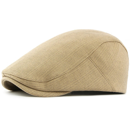 Exeter Knitted Artist Beret in Khaki