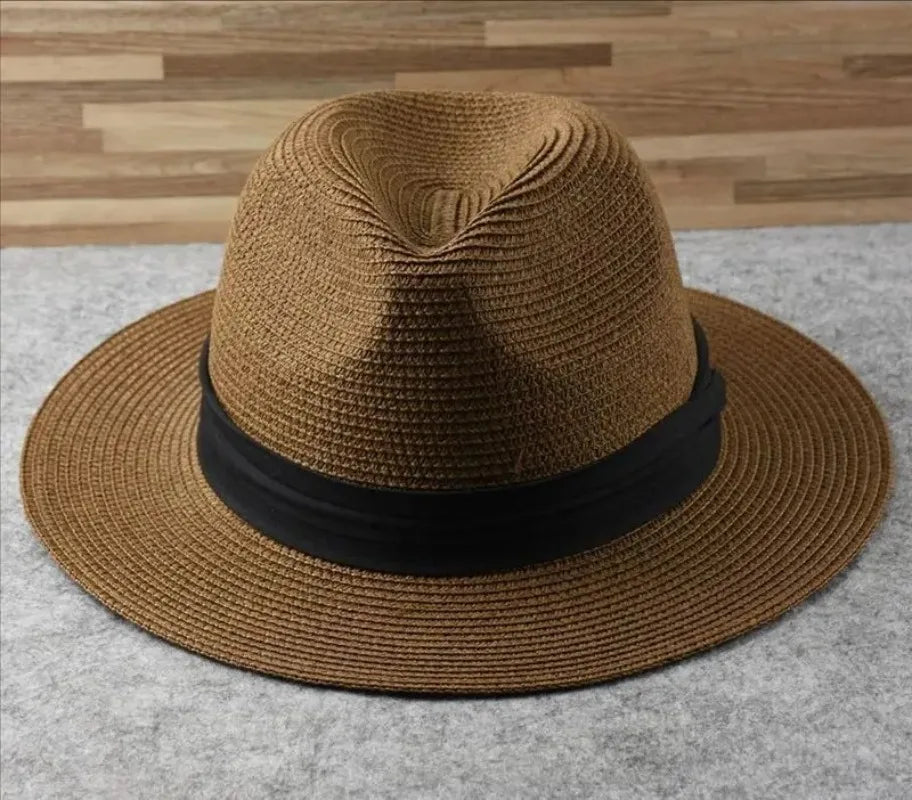 Kingston XL Straw Panama Hat – UPF 50+ Wide Brim Summer Sun Hat (61-63cm)