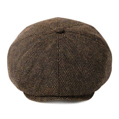 The Hathersage | Men's Wool Blend Twill Winter Newsboy Cap | Urban Caps NZ