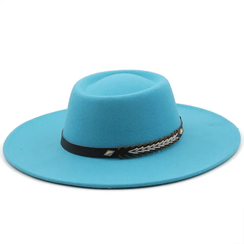Kingsman Wide-Brim Pork Pie Hat