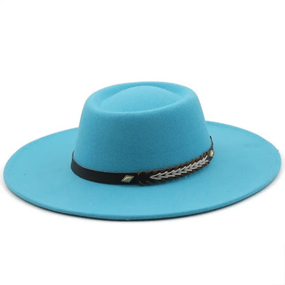 Kingsman Wide-Brim Pork Pie Hat
