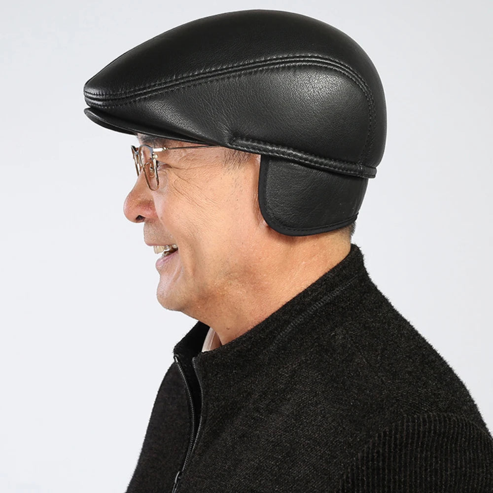 Sterling Leather Beret