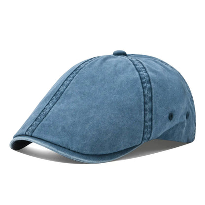 The Thurles | Men's Washed Cotton 6-Panel Button Hunting Cap | Urban Caps NZ